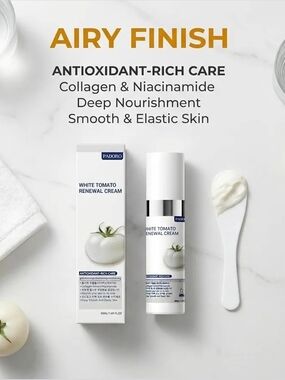 Padoro White Tomato Renewal Cream - Antioxidant-Rich Skin Cream (White)